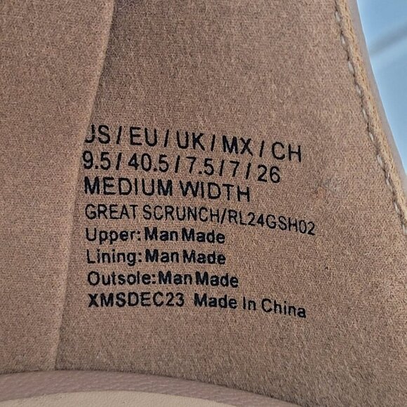 NEW Kenneth Cole Reaction Womens 9.5 Great Scrunch Tan Ankle Strap Sandals - Picture 4 of 7